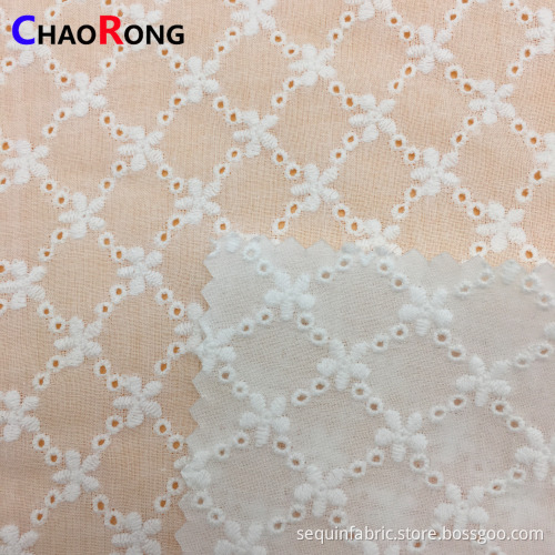 Professional Cotton Flower Fabric With CE Certificate